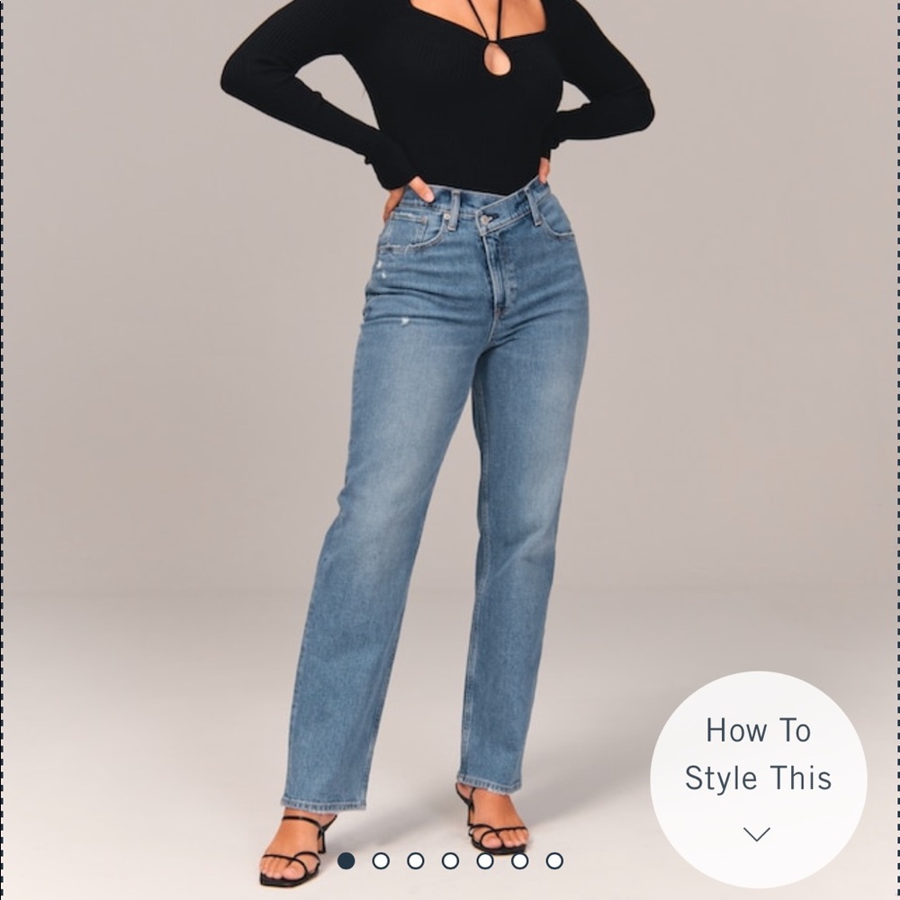 Abercrombie Curve Love 90s Straight Jeans